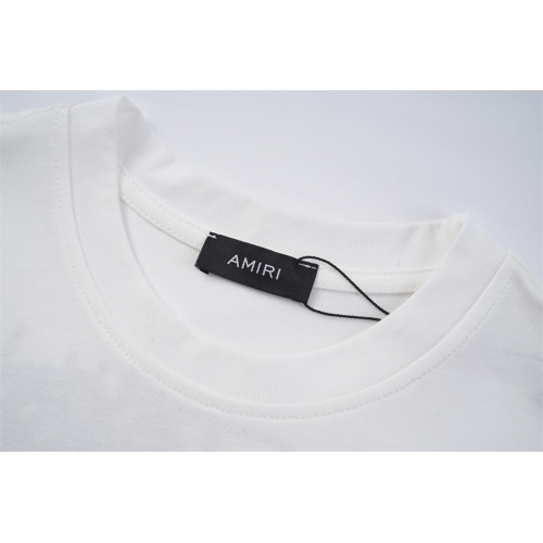 Cheap Amiri T-Shirts Short Sleeved For Unisex #1259199 Replica Wholesale [$34.00 USD] [ITEM#1259199] on Replica Amiri T-Shirts