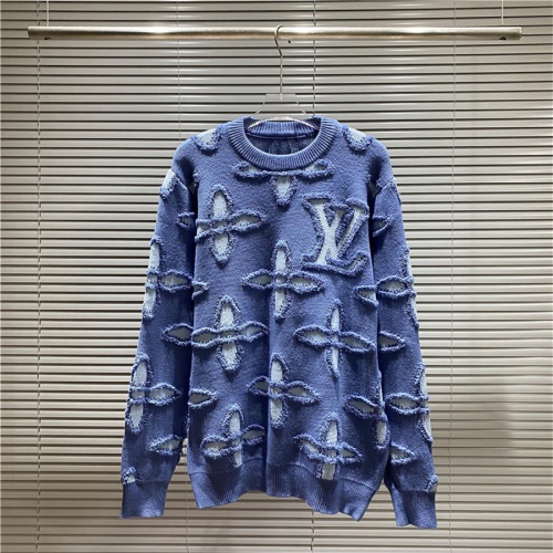 Cheap Louis Vuitton LV Sweaters Long Sleeved For Unisex #1259243 Replica Wholesale [$60.00 USD] [ITEM#1259243] on Replica Louis Vuitton LV Sweaters