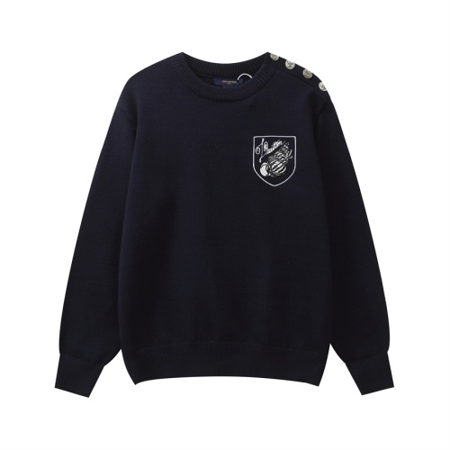 Cheap Louis Vuitton LV Sweaters Long Sleeved For Unisex #1259246 Replica Wholesale [$64.00 USD] [ITEM#1259246] on Replica Louis Vuitton LV Sweaters