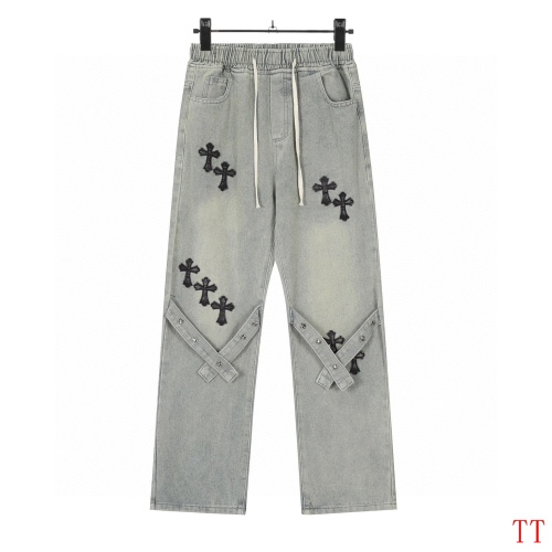 Cheap Chrome Hearts Jeans For Men #1259385 Replica Wholesale [$48.00 USD] [ITEM#1259385] on Replica Chrome Hearts Jeans