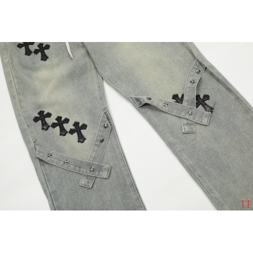 Cheap Chrome Hearts Jeans For Men #1259385 Replica Wholesale [$48.00 USD] [ITEM#1259385] on Replica Chrome Hearts Jeans