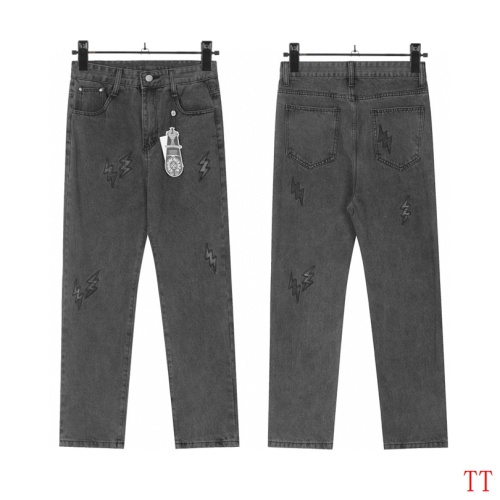 Cheap Chrome Hearts Jeans For Men #1259387 Replica Wholesale [$48.00 USD] [ITEM#1259387] on Replica Chrome Hearts Jeans