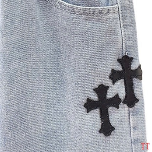 Cheap Chrome Hearts Jeans For Men #1259388 Replica Wholesale [$48.00 USD] [ITEM#1259388] on Replica Chrome Hearts Jeans