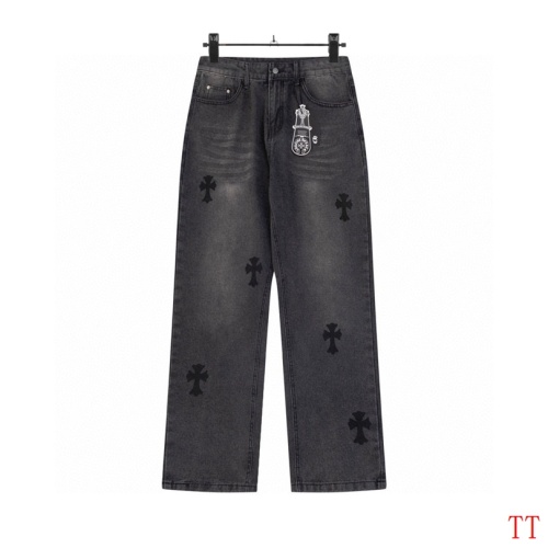 Cheap Chrome Hearts Jeans For Men #1259392 Replica Wholesale [$48.00 USD] [ITEM#1259392] on Replica Chrome Hearts Jeans