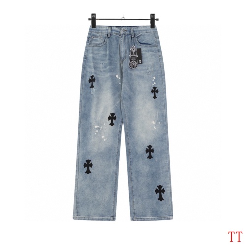 Cheap Chrome Hearts Jeans For Men #1259394 Replica Wholesale [$48.00 USD] [ITEM#1259394] on Replica Chrome Hearts Jeans