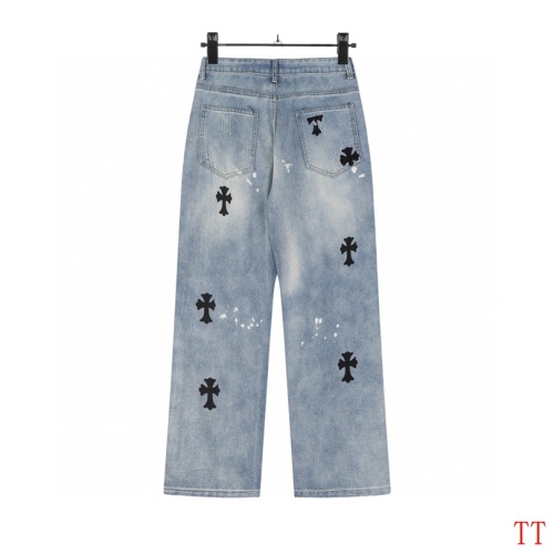 Cheap Chrome Hearts Jeans For Men #1259394 Replica Wholesale [$48.00 USD] [ITEM#1259394] on Replica Chrome Hearts Jeans