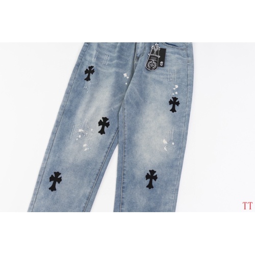 Cheap Chrome Hearts Jeans For Men #1259394 Replica Wholesale [$48.00 USD] [ITEM#1259394] on Replica Chrome Hearts Jeans