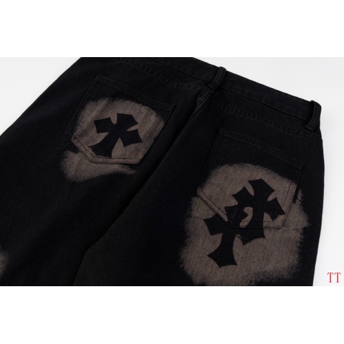 Cheap Chrome Hearts Jeans For Men #1259395 Replica Wholesale [$48.00 USD] [ITEM#1259395] on Replica Chrome Hearts Jeans