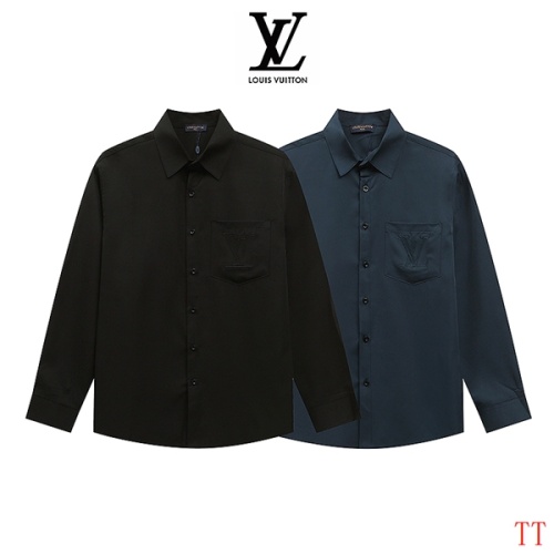 Cheap Louis Vuitton LV Shirts Long Sleeved For Men #1259414 Replica Wholesale [$39.00 USD] [ITEM#1259414] on Replica Louis Vuitton LV Shirts