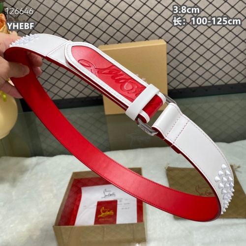 Cheap Christian Louboutin CL AAA Quality Belts For Men #1259423 Replica Wholesale [$98.00 USD] [ITEM#1259423] on Replica Christian Louboutin CL AAA Quality Belts