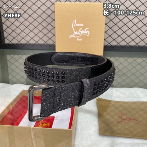 Cheap Christian Louboutin CL AAA Quality Belts For Men #1259425 Replica Wholesale [$98.00 USD] [ITEM#1259425] on Replica Christian Louboutin CL AAA Quality Belts