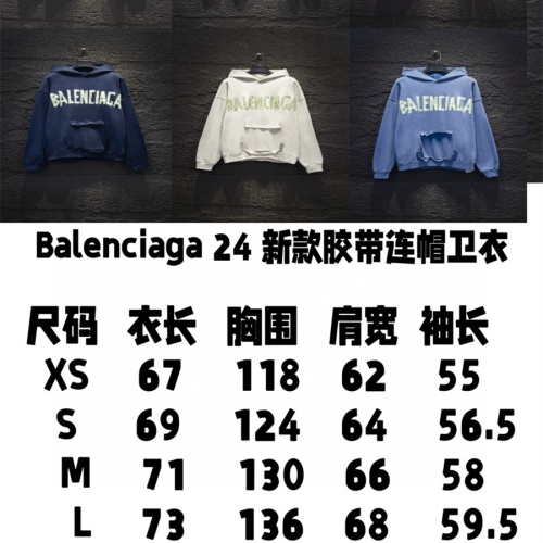 Cheap Balenciaga Hoodies Long Sleeved For Unisex #1259495 Replica Wholesale [$72.00 USD] [ITEM#1259495] on Replica Balenciaga Hoodies