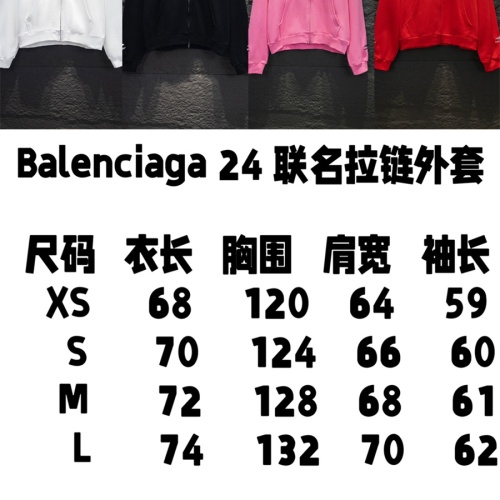 Cheap Balenciaga Jackets Long Sleeved For Unisex #1259504 Replica Wholesale [$82.00 USD] [ITEM#1259504] on Replica Balenciaga Jackets