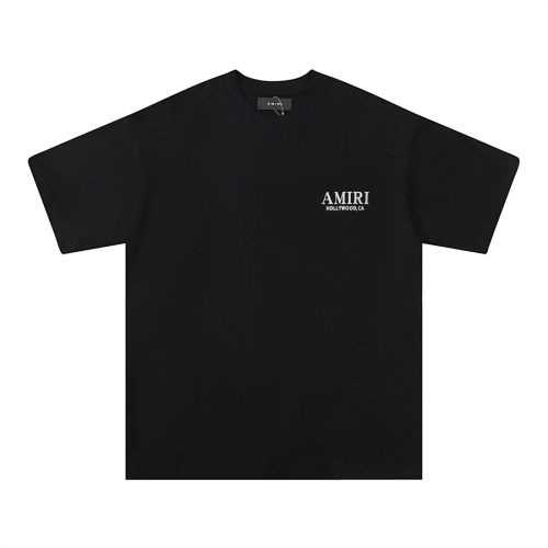 Cheap Amiri T-Shirts Short Sleeved For Unisex #1259513 Replica Wholesale [$32.00 USD] [ITEM#1259513] on Replica Amiri T-Shirts