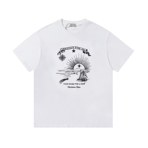 Cheap Christian Dior T-Shirts Short Sleeved For Unisex #1259549 Replica Wholesale [$34.00 USD] [ITEM#1259549] on Replica Christian Dior T-Shirts