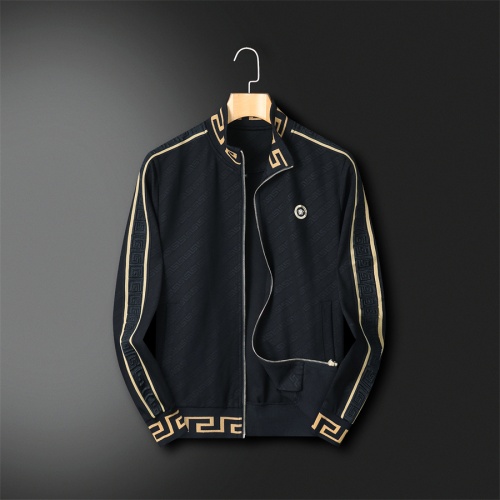 Cheap Versace Tracksuits Long Sleeved For Men #1259642 Replica Wholesale [$92.00 USD] [ITEM#1259642] on Replica Versace Tracksuits