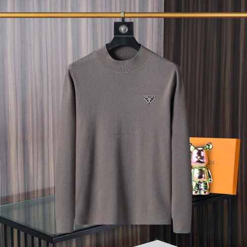 Cheap Prada Sweater Long Sleeved For Men #1259647 Replica Wholesale [$42.00 USD] [ITEM#1259647] on Replica Prada Sweater