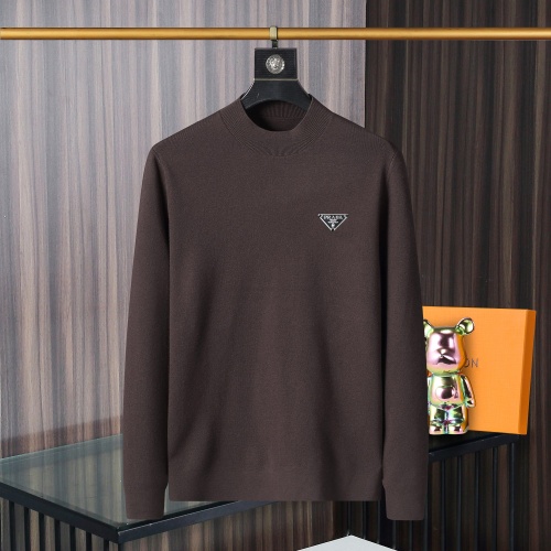 Cheap Prada Sweater Long Sleeved For Men #1259648 Replica Wholesale [$42.00 USD] [ITEM#1259648] on Replica Prada Sweater