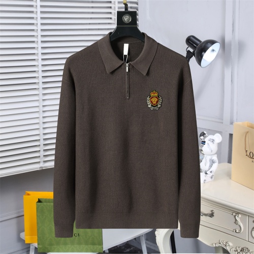 Cheap Versace Sweaters Long Sleeved For Men #1259671 Replica Wholesale [$52.00 USD] [ITEM#1259671] on Replica Versace Sweaters