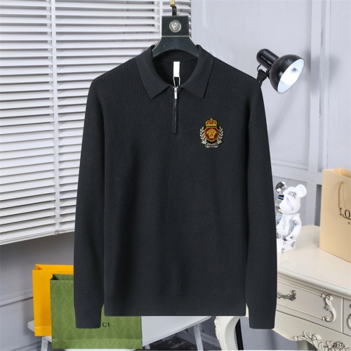 Cheap Versace Sweaters Long Sleeved For Men #1259672 Replica Wholesale [$52.00 USD] [ITEM#1259672] on Replica Versace Sweaters