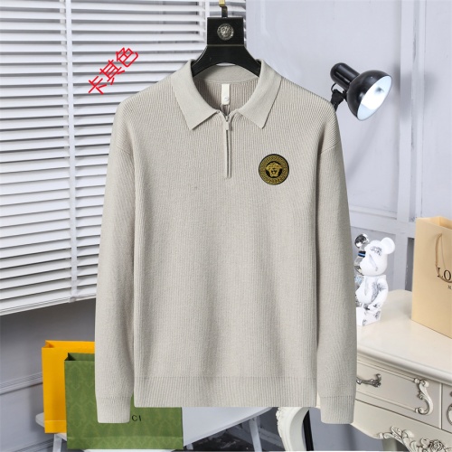 Cheap Versace Sweaters Long Sleeved For Men #1259674 Replica Wholesale [$52.00 USD] [ITEM#1259674] on Replica Versace Sweaters