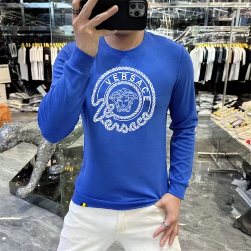 Cheap Versace Hoodies Long Sleeved For Men #1259738 Replica Wholesale [$48.00 USD] [ITEM#1259738] on Replica Versace Hoodies