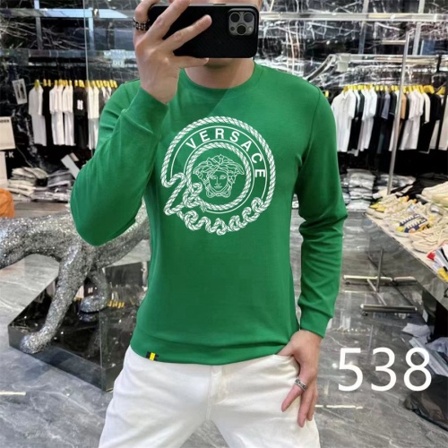 Cheap Versace Hoodies Long Sleeved For Men #1259739 Replica Wholesale [$48.00 USD] [ITEM#1259739] on Replica Versace Hoodies