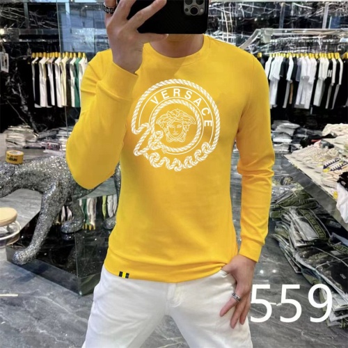 Cheap Versace Hoodies Long Sleeved For Men #1259741 Replica Wholesale [$48.00 USD] [ITEM#1259741] on Replica Versace Hoodies