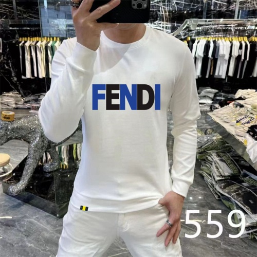 Cheap Fendi Hoodies Long Sleeved For Men #1259751 Replica Wholesale [$48.00 USD] [ITEM#1259751] on Replica Fendi Hoodies