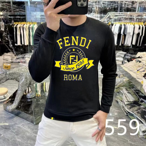 Cheap Fendi Hoodies Long Sleeved For Men #1259765 Replica Wholesale [$48.00 USD] [ITEM#1259765] on Replica Fendi Hoodies