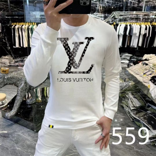 Cheap Louis Vuitton LV Hoodies Long Sleeved For Men #1259766 Replica Wholesale [$48.00 USD] [ITEM#1259766] on Replica Louis Vuitton LV Hoodies