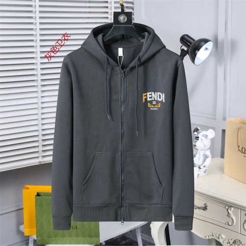 Cheap Fendi Hoodies Long Sleeved For Men #1259819 Replica Wholesale [$56.00 USD] [ITEM#1259819] on Replica Fendi Hoodies