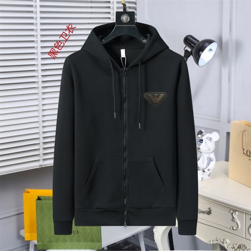 Cheap Armani Hoodies Long Sleeved For Men #1259850 Replica Wholesale [$56.00 USD] [ITEM#1259850] on Replica Armani Hoodies