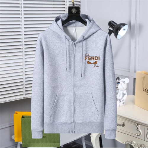 Cheap Fendi Hoodies Long Sleeved For Men #1259867 Replica Wholesale [$56.00 USD] [ITEM#1259867] on Replica Fendi Hoodies