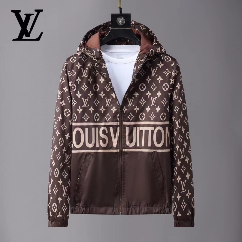 Cheap Louis Vuitton LV Jackets Long Sleeved For Men #1259911 Replica Wholesale [$52.00 USD] [ITEM#1259911] on Replica Louis Vuitton LV Jackets