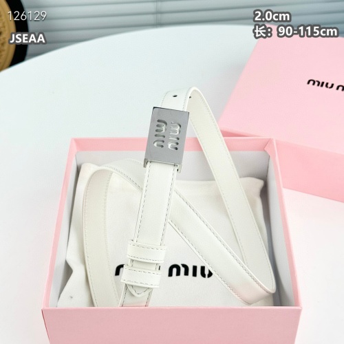 Cheap MIU MIU AAA Quality Belts For Women #1259931 Replica Wholesale [$45.00 USD] [ITEM#1259931] on Replica MIU MIU AAA Quality Belts