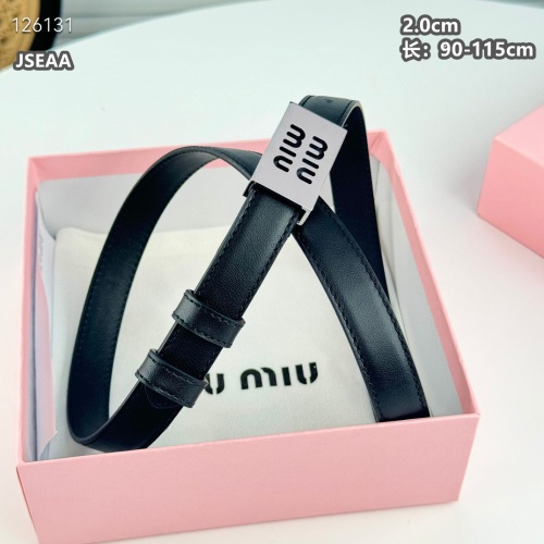 Cheap MIU MIU AAA Quality Belts For Women #1259934 Replica Wholesale [$45.00 USD] [ITEM#1259934] on Replica MIU MIU AAA Quality Belts