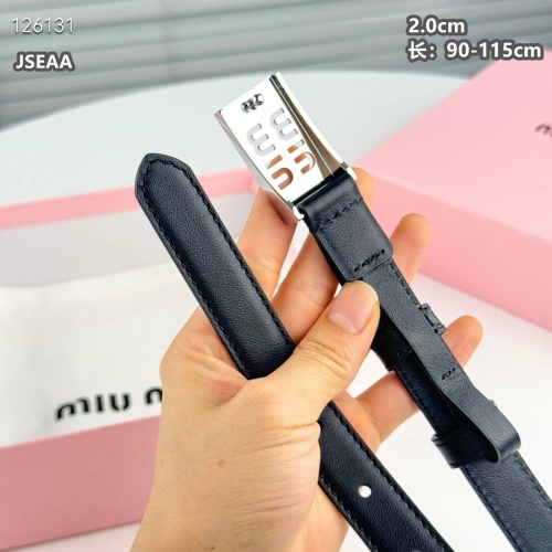 Cheap MIU MIU AAA Quality Belts For Women #1259934 Replica Wholesale [$45.00 USD] [ITEM#1259934] on Replica MIU MIU AAA Quality Belts