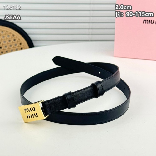 Cheap MIU MIU AAA Quality Belts For Women #1259935 Replica Wholesale [$45.00 USD] [ITEM#1259935] on Replica MIU MIU AAA Quality Belts