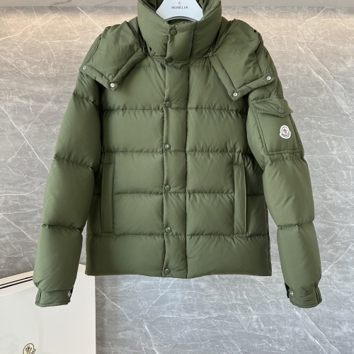 Cheap Moncler Down Feather Coat Long Sleeved For Men #1259956 Replica Wholesale [$172.00 USD] [ITEM#1259956] on Replica Moncler Down Feather Coat