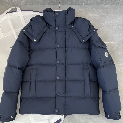 Cheap Moncler Down Feather Coat Long Sleeved For Men #1259958 Replica Wholesale [$172.00 USD] [ITEM#1259958] on Replica Moncler Down Feather Coat