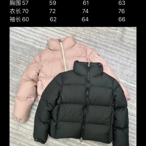 Cheap Moncler Down Feather Coat Long Sleeved For Women #1259971 Replica Wholesale [$170.00 USD] [ITEM#1259971] on Replica Moncler Down Feather Coat