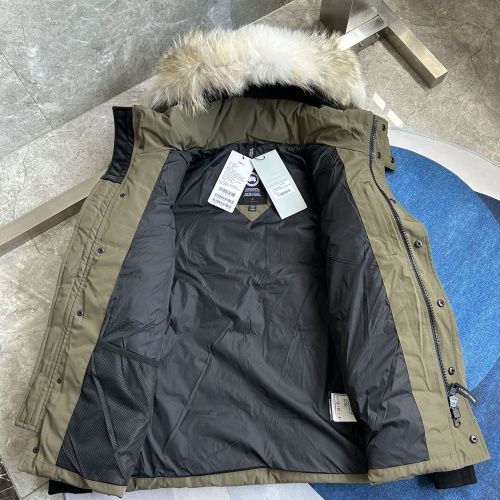 Cheap Canada Goose Down Feather Coat Long Sleeved For Men #1259974 Replica Wholesale [$170.00 USD] [ITEM#1259974] on Replica Canada Goose Down Feather Coat