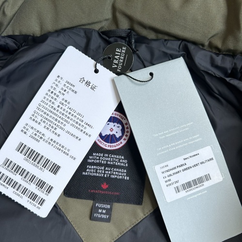 Cheap Canada Goose Down Feather Coat Long Sleeved For Men #1259974 Replica Wholesale [$170.00 USD] [ITEM#1259974] on Replica Canada Goose Down Feather Coat