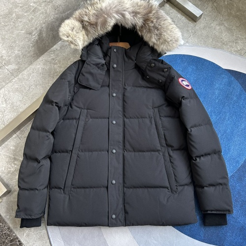 Cheap Canada Goose Down Feather Coat Long Sleeved For Men #1259978 Replica Wholesale [$170.00 USD] [ITEM#1259978] on Replica Canada Goose Down Feather Coat