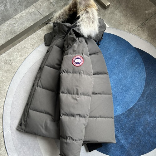 Cheap Canada Goose Down Feather Coat Long Sleeved For Men #1259980 Replica Wholesale [$170.00 USD] [ITEM#1259980] on Replica Canada Goose Down Feather Coat