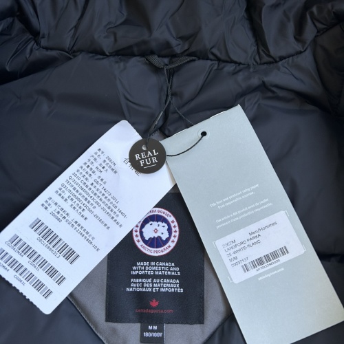 Cheap Canada Goose Down Feather Coat Long Sleeved For Men #1259982 Replica Wholesale [$170.00 USD] [ITEM#1259982] on Replica Canada Goose Down Feather Coat