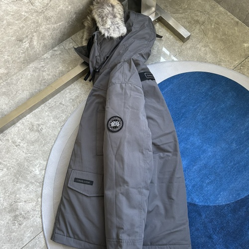 Cheap Canada Goose Down Feather Coat Long Sleeved For Men #1259983 Replica Wholesale [$170.00 USD] [ITEM#1259983] on Replica Canada Goose Down Feather Coat