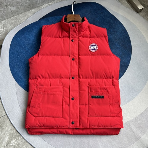 Cheap Canada Goose Down Feather Coat Sleeveless For Men #1259990 Replica Wholesale [$88.00 USD] [ITEM#1259990] on Replica Canada Goose Down Feather Coat