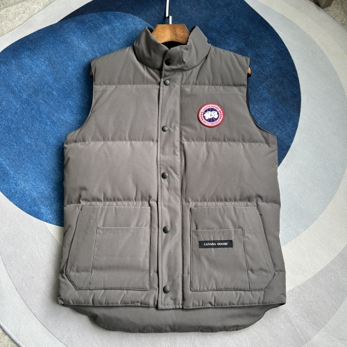 Cheap Canada Goose Down Feather Coat Sleeveless For Men #1259991 Replica Wholesale [$88.00 USD] [ITEM#1259991] on Replica Canada Goose Down Feather Coat